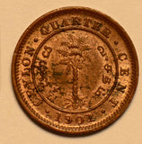 Ceylon 1901  1/4 Cent BU C0139 combine shipping