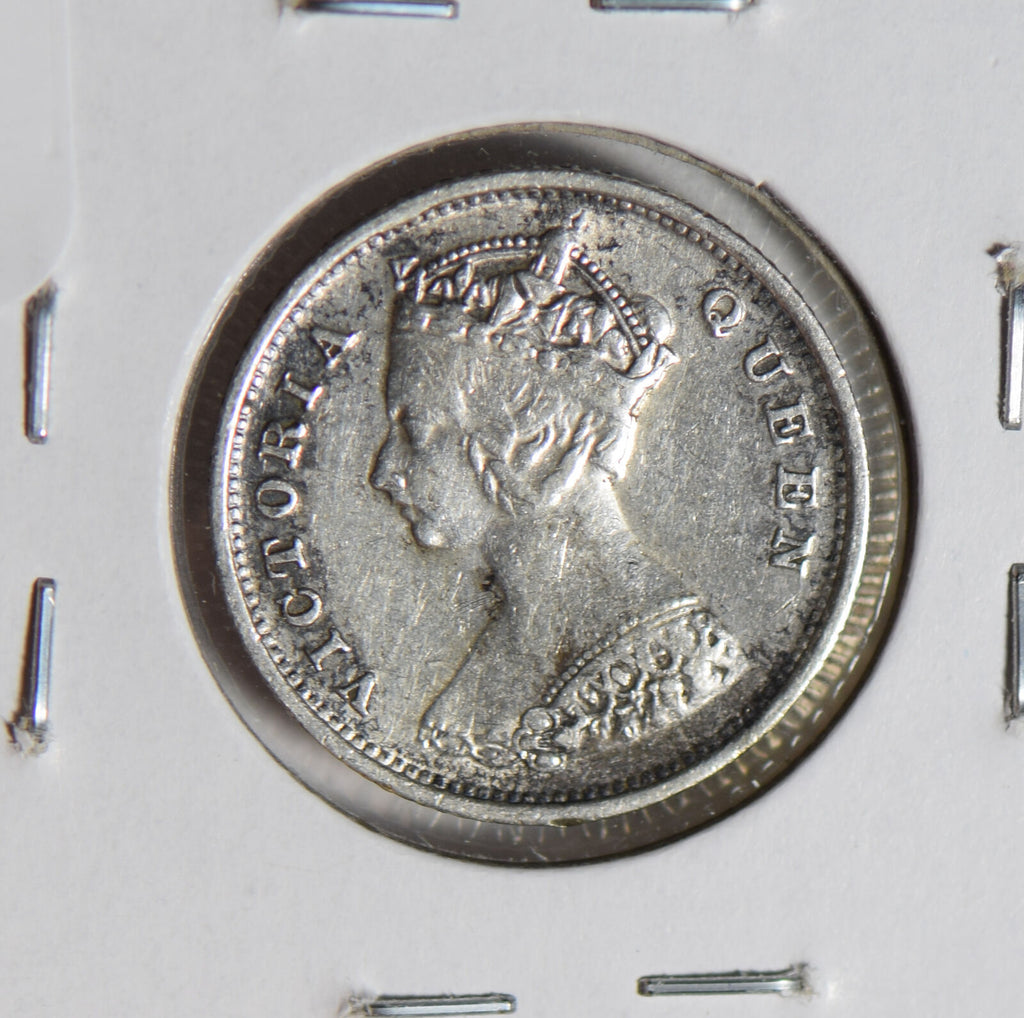 Hong Kong 1901 10 Cents silver  H0182 combine shipping