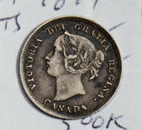 Canada 1894 5 Cents silver  CA0365 combine shipping