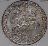 Netherlands 1734 Ducaton silver NGC AU overyssel Dav-1829 NG0716 combine shippin