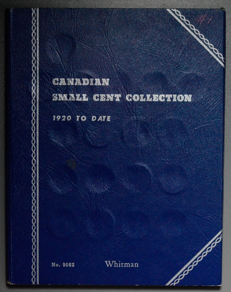 BU0161 Canada 1920 ~52 Small Cent Collection complete set in Whitman album combi