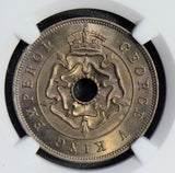 Southern Rhodesia 1934 Penny NGC MS66 blasting luster NG0554 combine shipping